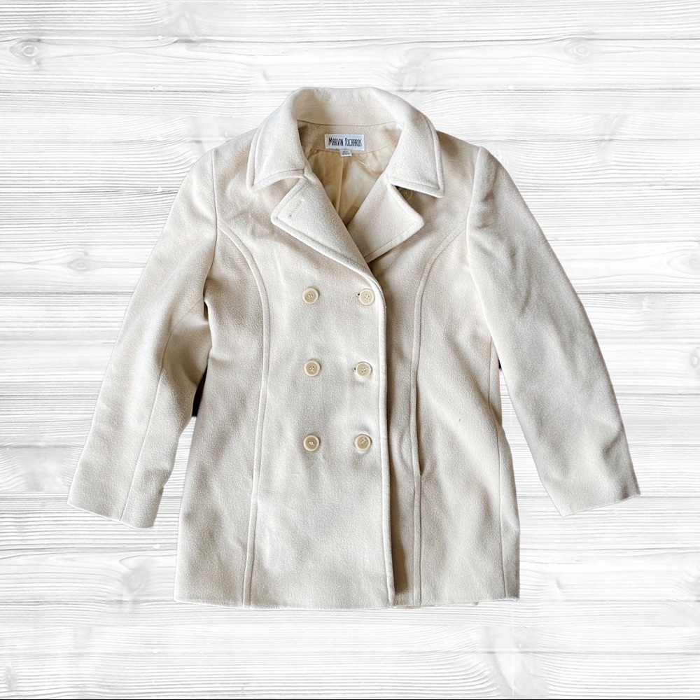 MARVIN RICHARDS Pea Coat Sz M